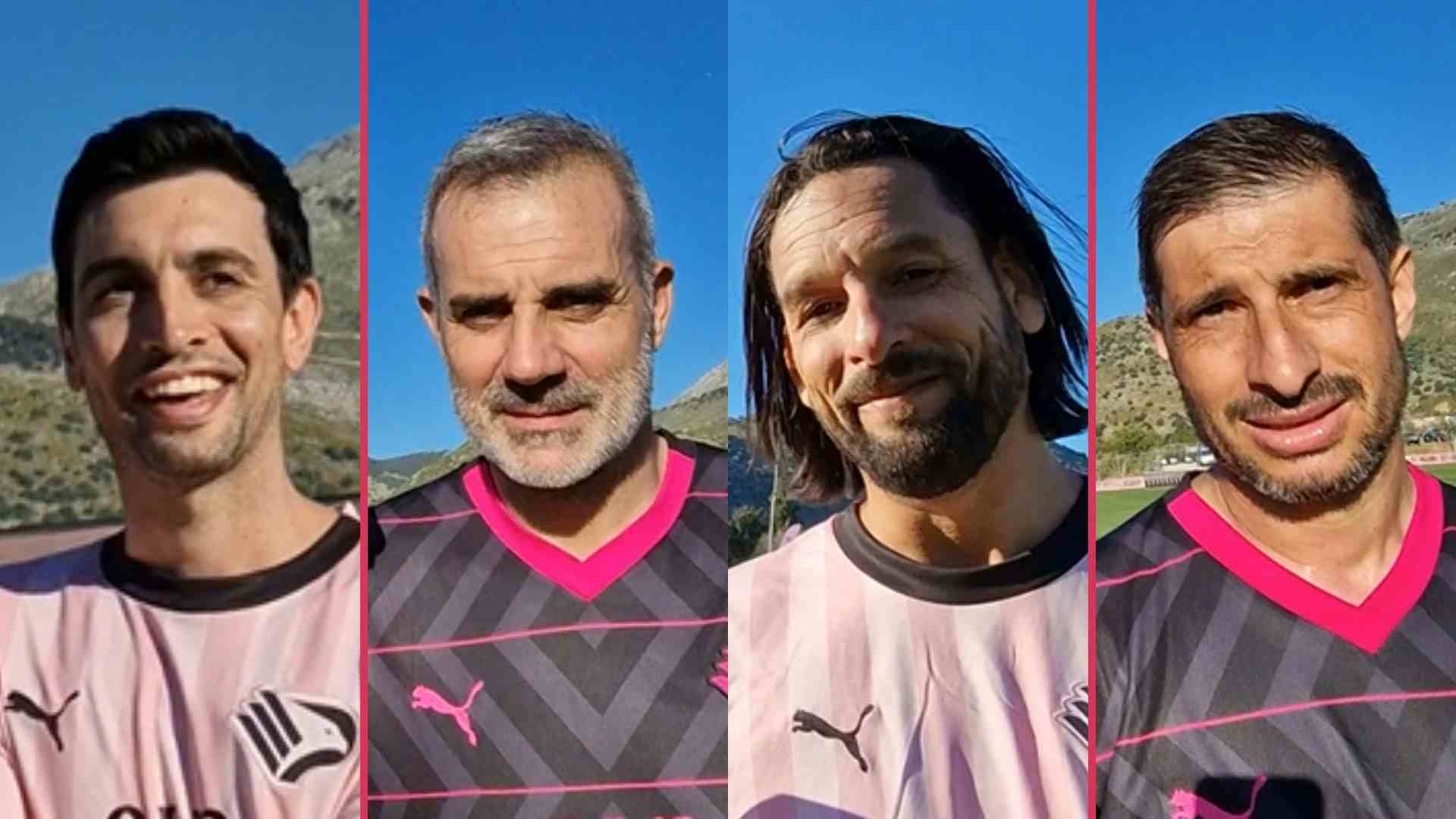 Amauri, Sorrentino, Pastore e Brienza all'inaugurazione del nuovo Palermo training center: "Il più forte? Due nomi su tutti"