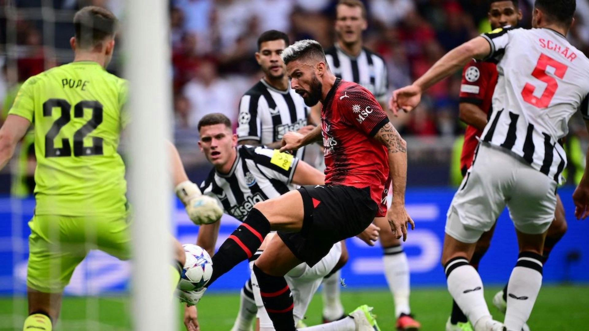 Milan-Newcastle 0-0, pari deludente al Meazza e Maignan k.o.