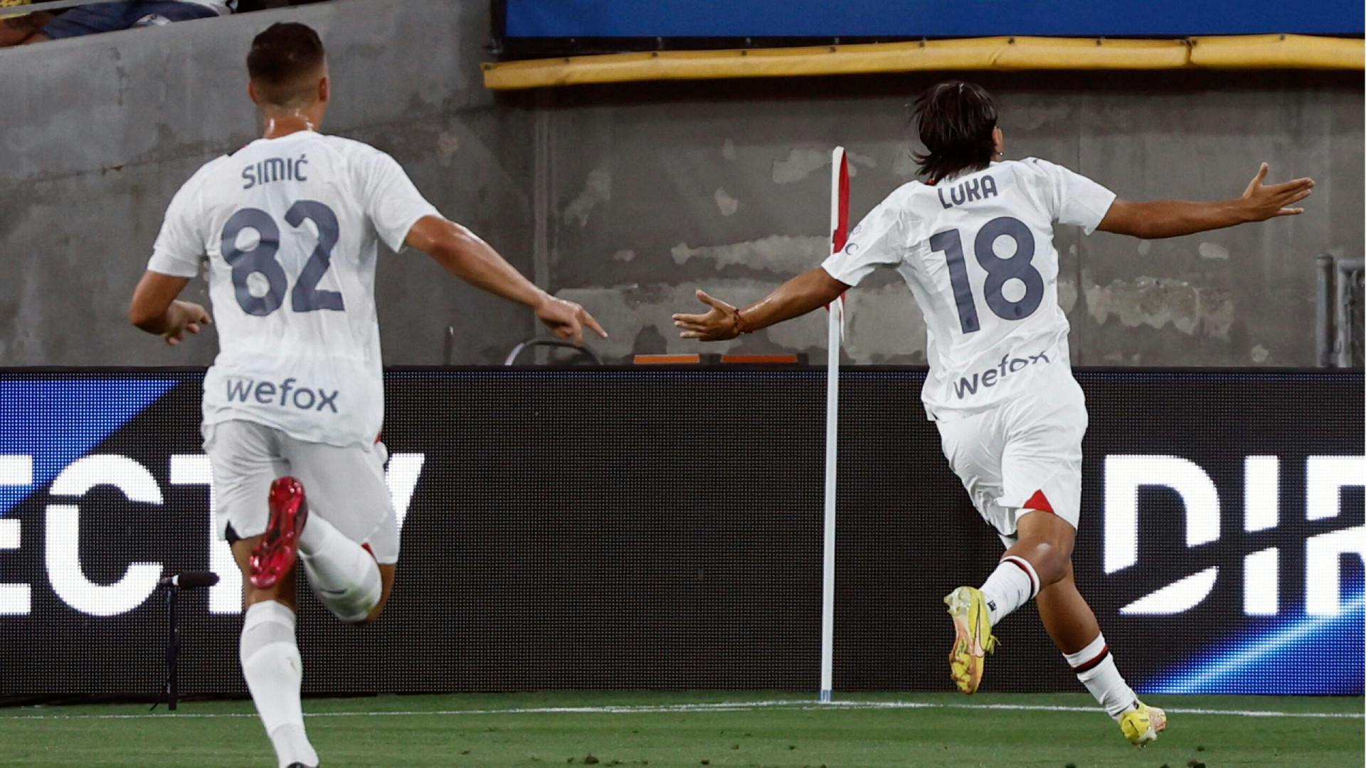 Milan rimontato dal Real negli USA: ma che gol di Luka Romero (VIDEO)