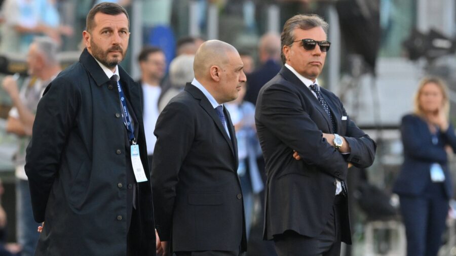 10th may 2025 stadio olimpico rome italy serie a football lazio versus juventus cristiano giuntoli ds of juventus fc actionplus12786165 allshotlivejpg