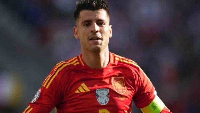 Adli cede la 7 a Morata lo spagnolo lo ringrazia sui social