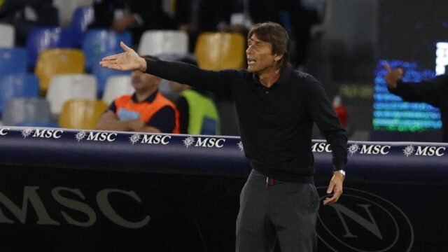 Antonio Conte in Napoli Como
