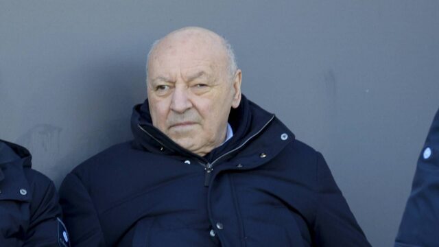 Beppe Marotta nel prepartita di Napoli Inter