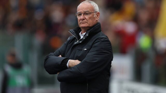 Claudio Ranieri nel post partita di Roma Cagliari
