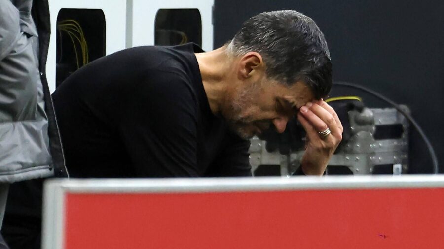 Conceicao isolato al Milan