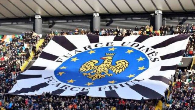 Danneggiato il bandierone dell Udinese