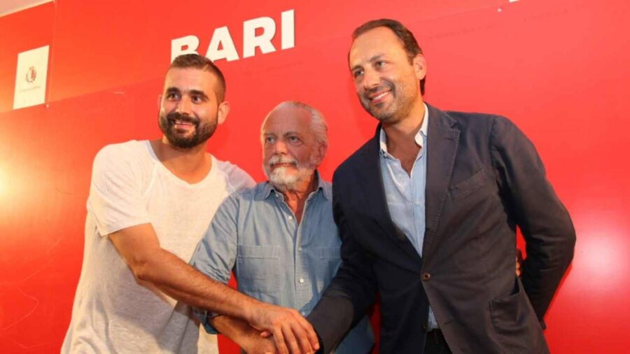 De Laurentiis contestato a Bari