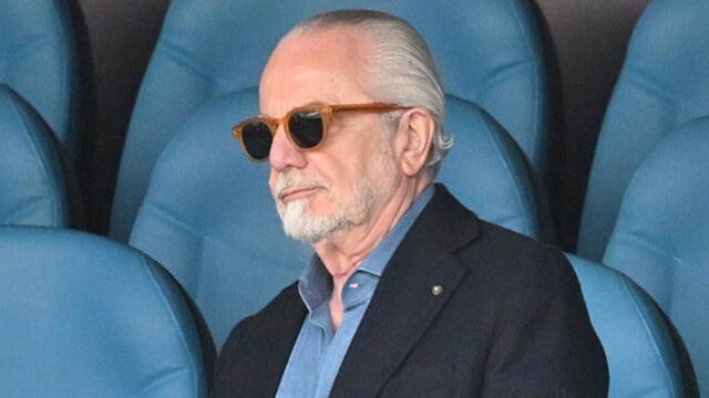 De Laurentiis risponde per le rime alla domanda di un tifoso su Hermoso