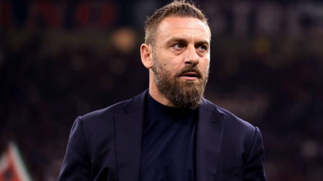 De Rossi in conferenza alla vigilia di Roma Milan