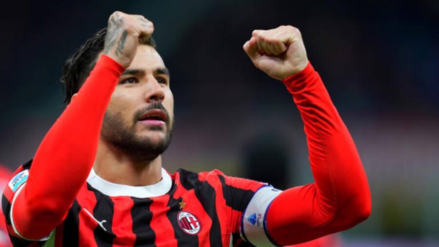 Esultanza di Theo Hernandez