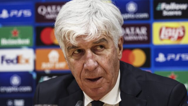 Gasperini in conferenza stampa