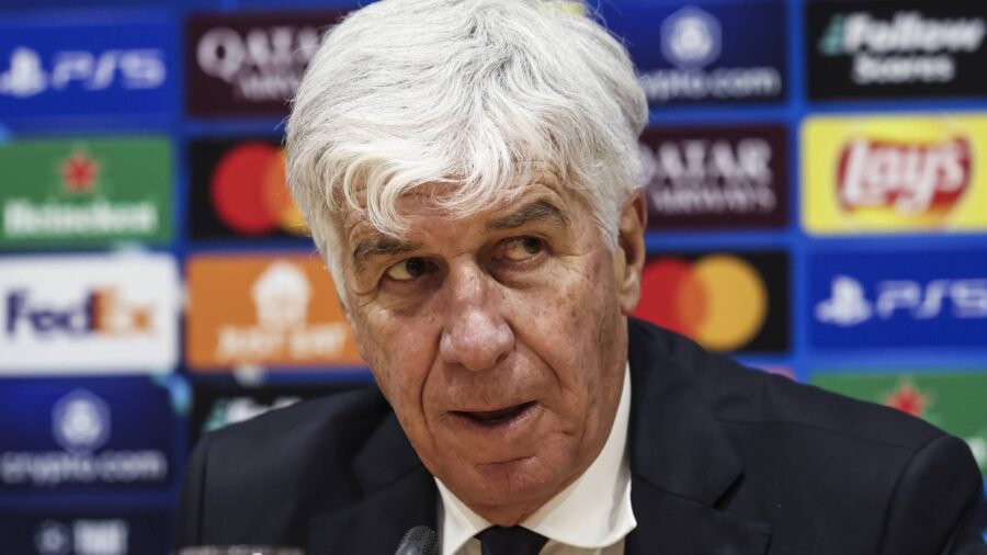 Gasperini in conferenza stampa