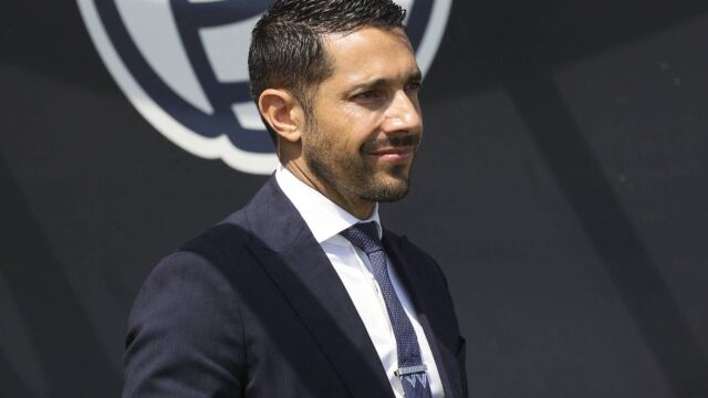 Geoffrey Moncada nel prepartita della finale di Coppa Italia tra Milan e Bologna