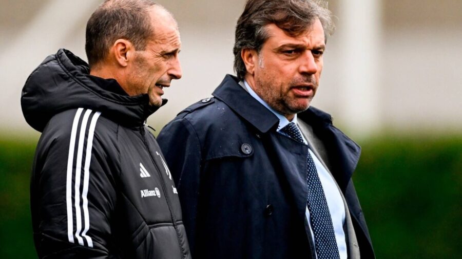 Giuntoli sul futuro di Allegri