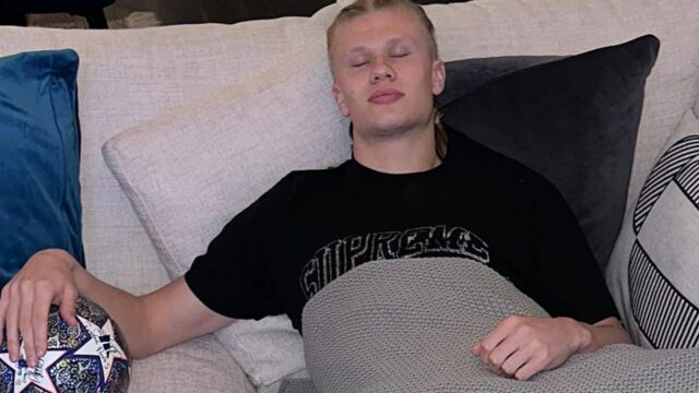 Haaland dorme