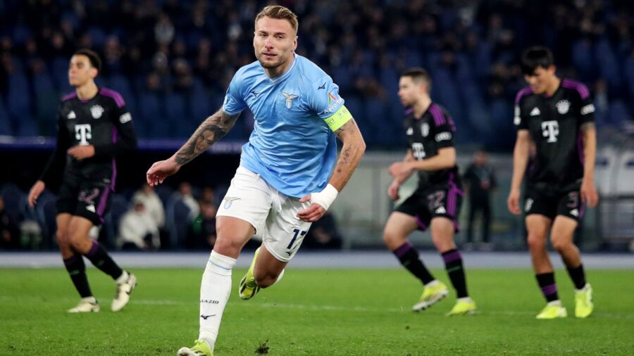 Immobile gol in Lazio Bayern Monaco di Champions League