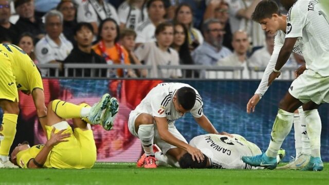Infortunio Carvajal tempi di recupero