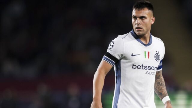 Infortunio Lautaro Martinez elongazione ai flessori della coscia sinistra