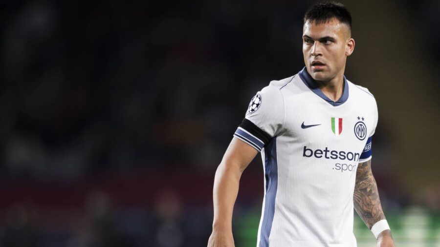 Infortunio Lautaro Martinez elongazione ai flessori della coscia sinistra
