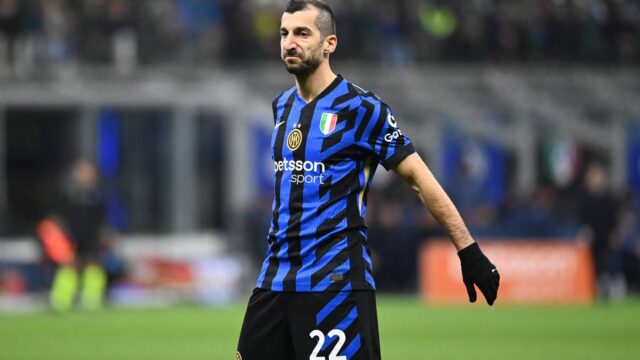 Infortunio per Mkhitaryan l armeno si ferma in allenamento. Inzaghi in emergenza