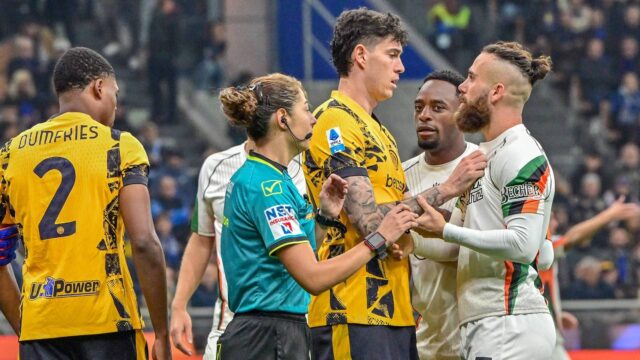 Inter Venezia arbitro gol annullato