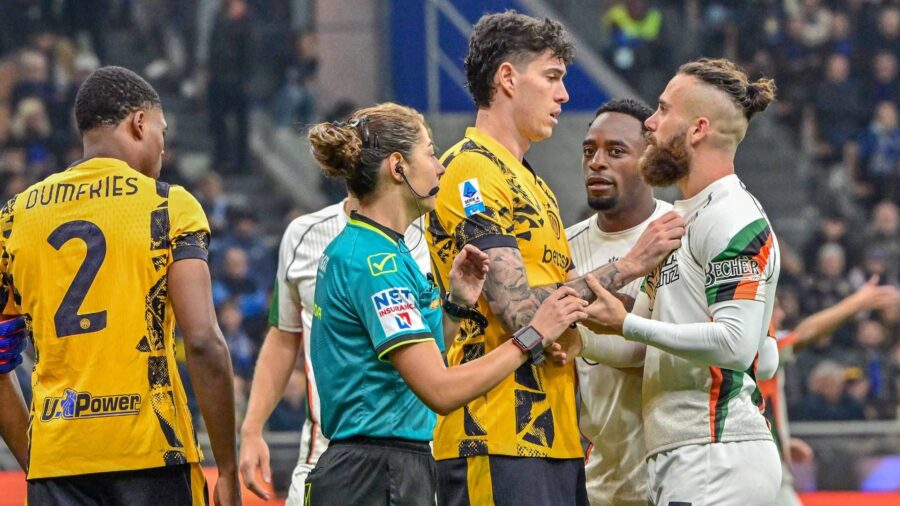 Inter Venezia arbitro gol annullato