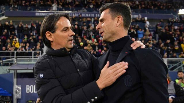 Inzaghi thiago motta abbraccio