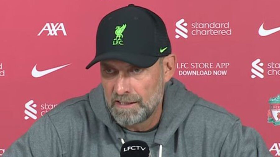 Jurgen Klopp in conferenza