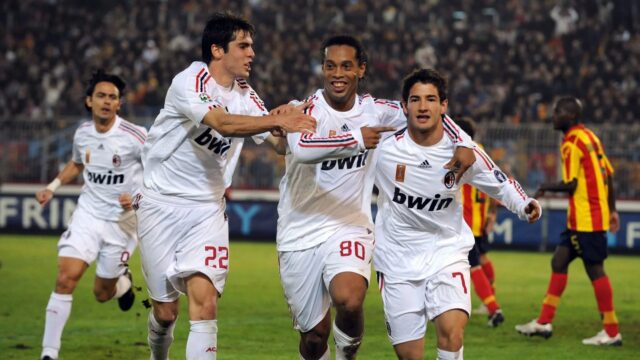 Kaka Ronaldinho e Pato ai tempi del Milan