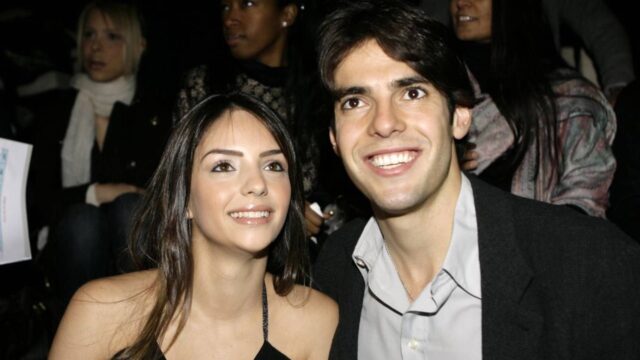 Kaka e Caroline Celico