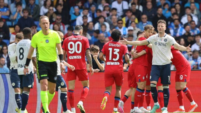 La delusione di Varriale dopo la sconfitta del Napoli contro l Atalanta