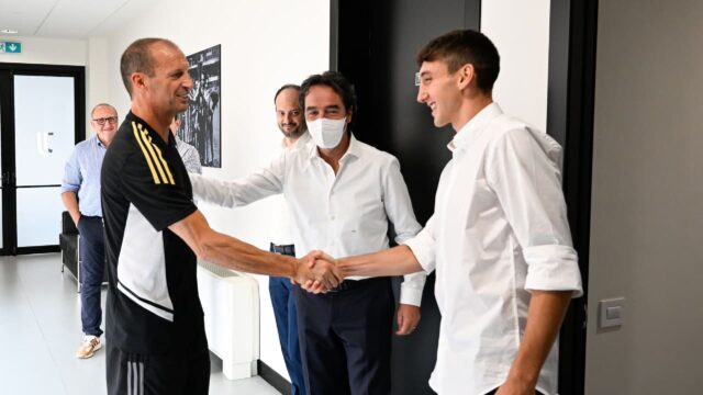 Lapsus di cambiaso su allegri