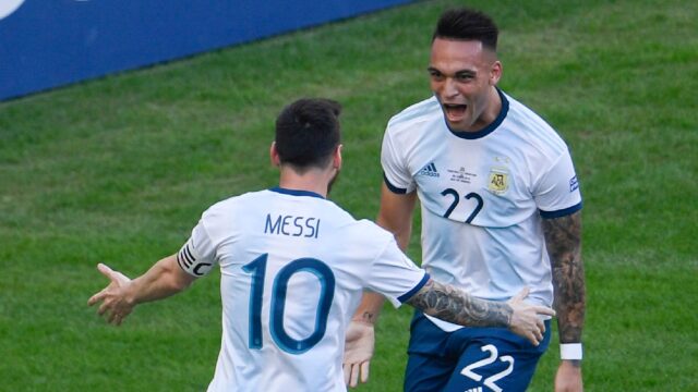 Lautaro e Messi
