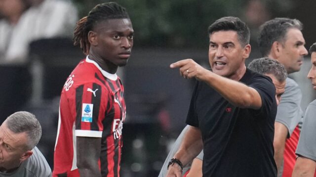 Leao appena entrato realizza il 2 a 2 in lazio milan