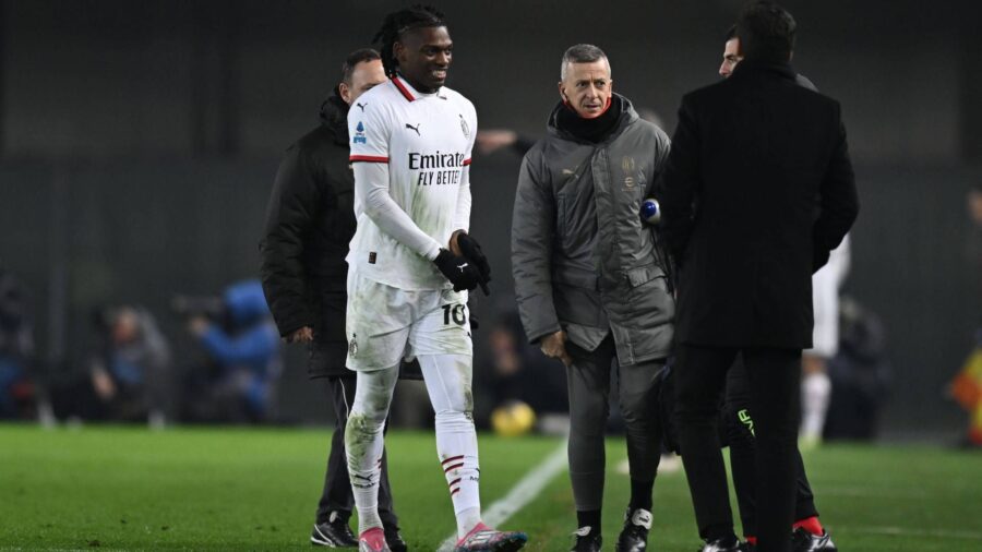Leao infortunato contro il Verona