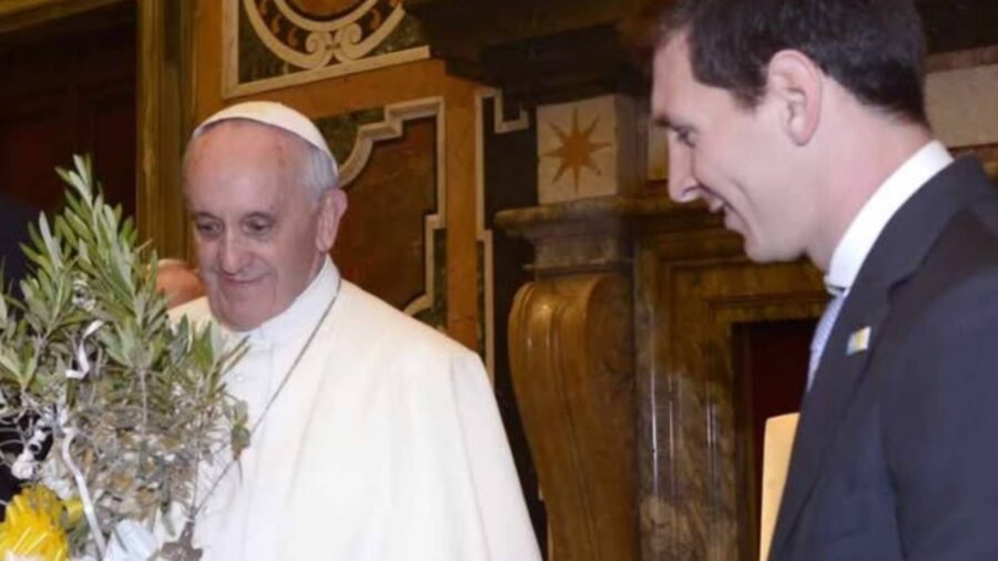 Lionel Messi ricorda Papa Francesco