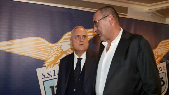 Lotito furioso con sarri