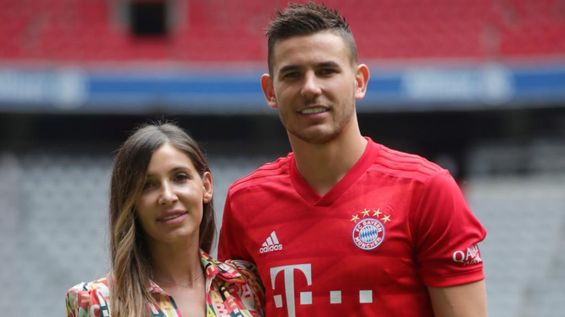 Lucas Hernandez e la moglie Osa Levante