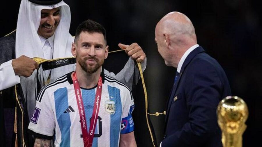 Messi e lo sceicco