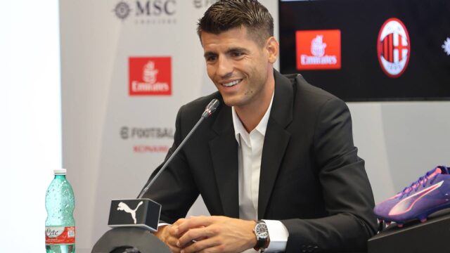Milan Morata si presenta in conferenza stampa