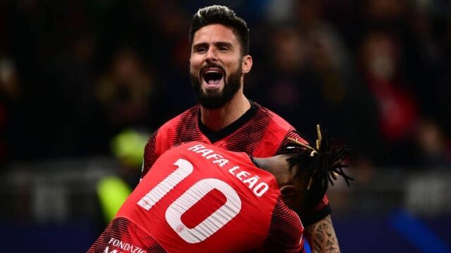 Milan Psg Giroud e Leao