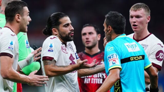 Milan Torino critiche sull arbitraggio di Mariani