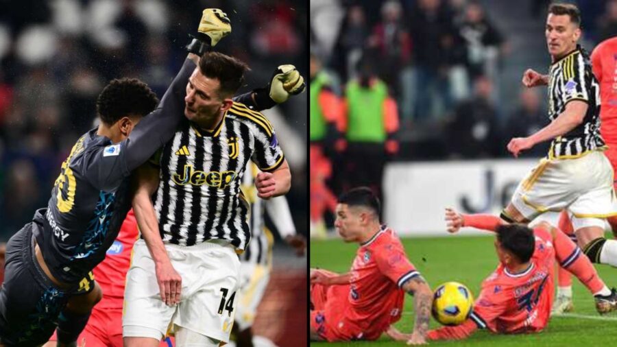 Milik recrimina due tifori in juventus udinese