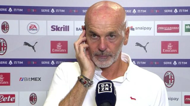 Napoli Milan Pioli nel post partita