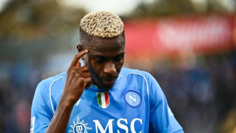 Osimhen dispiaciuto