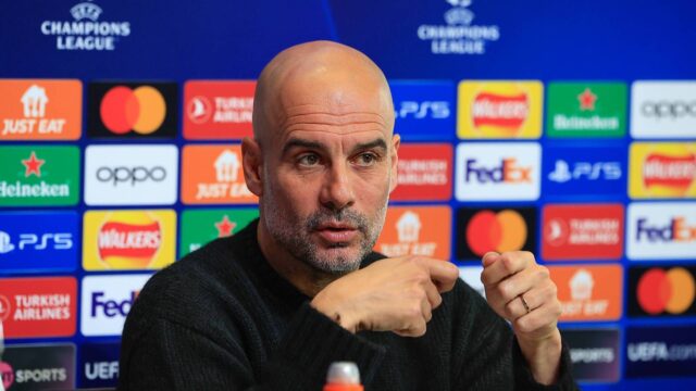 Pep Guardiola lancia un appello ai tifosi in conferenza