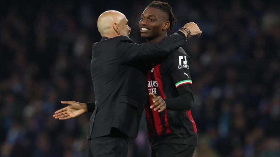 Pioli e Leao