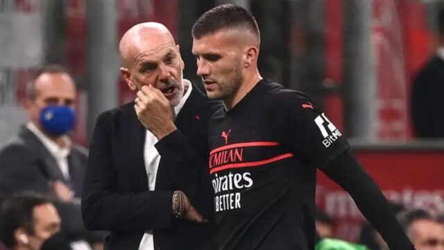 Pioli sgrida Rebic