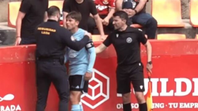 Raul Blanco Juncal infastidito dai tifosi