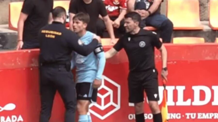 Raul Blanco Juncal infastidito dai tifosi